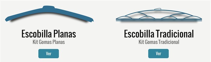 Oferta de Kit de gomas para escobilla planas y tradicionales